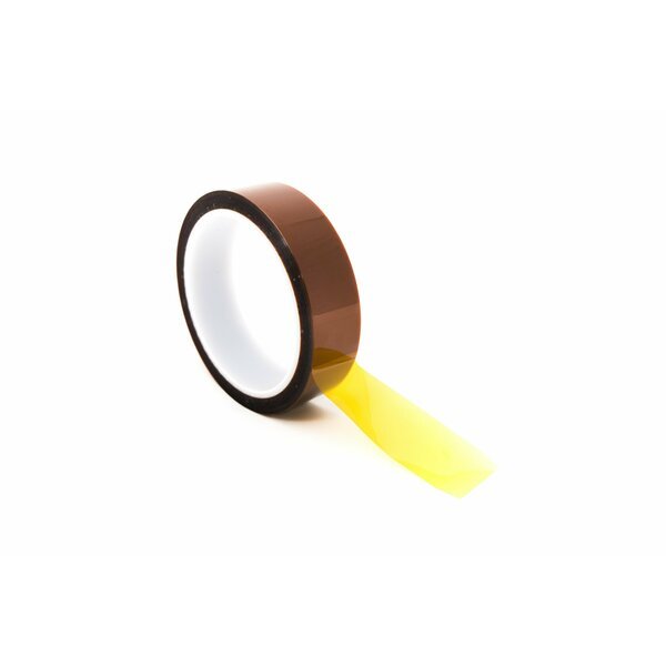 ESD Anti-Static High-Temperature Kapton Tape, 1 3/8 In. Wide x 36 Yards Long, Amber, Bertech, Mfr#: KPTLS-1 3/8